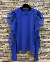 Bella Top - Cobalt Voile