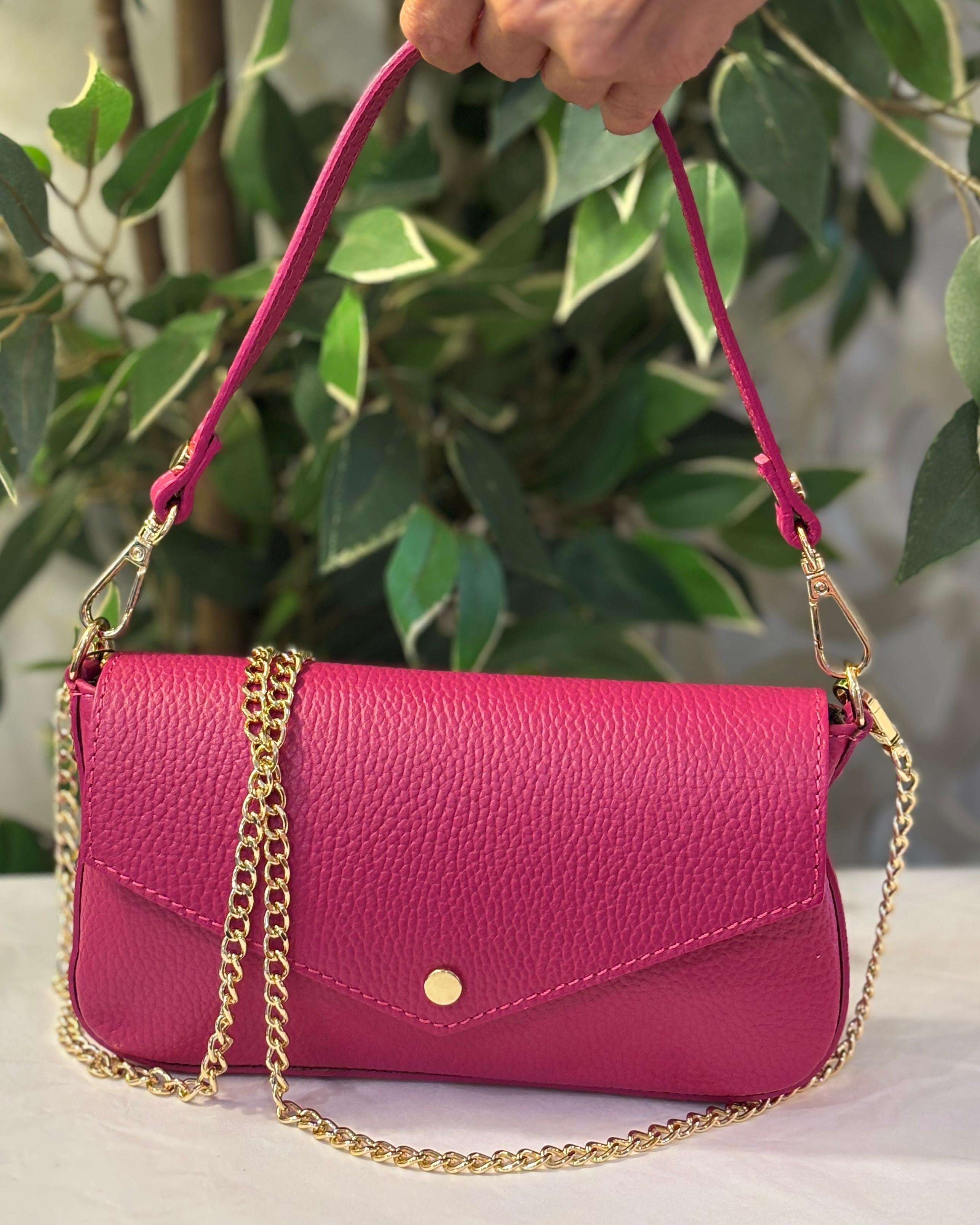 Ferrara Envelope Bag - Fuchsia