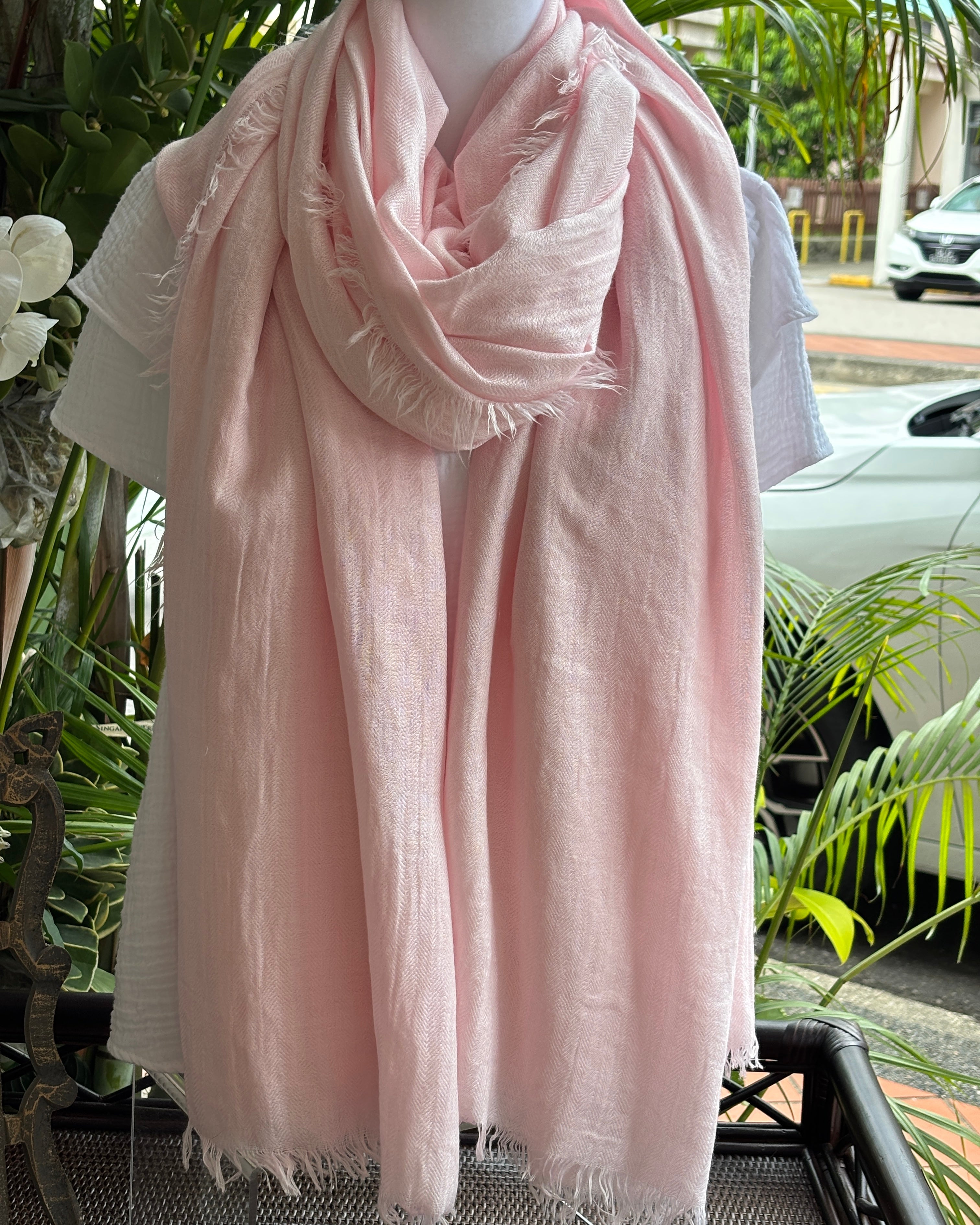 Pink shawl