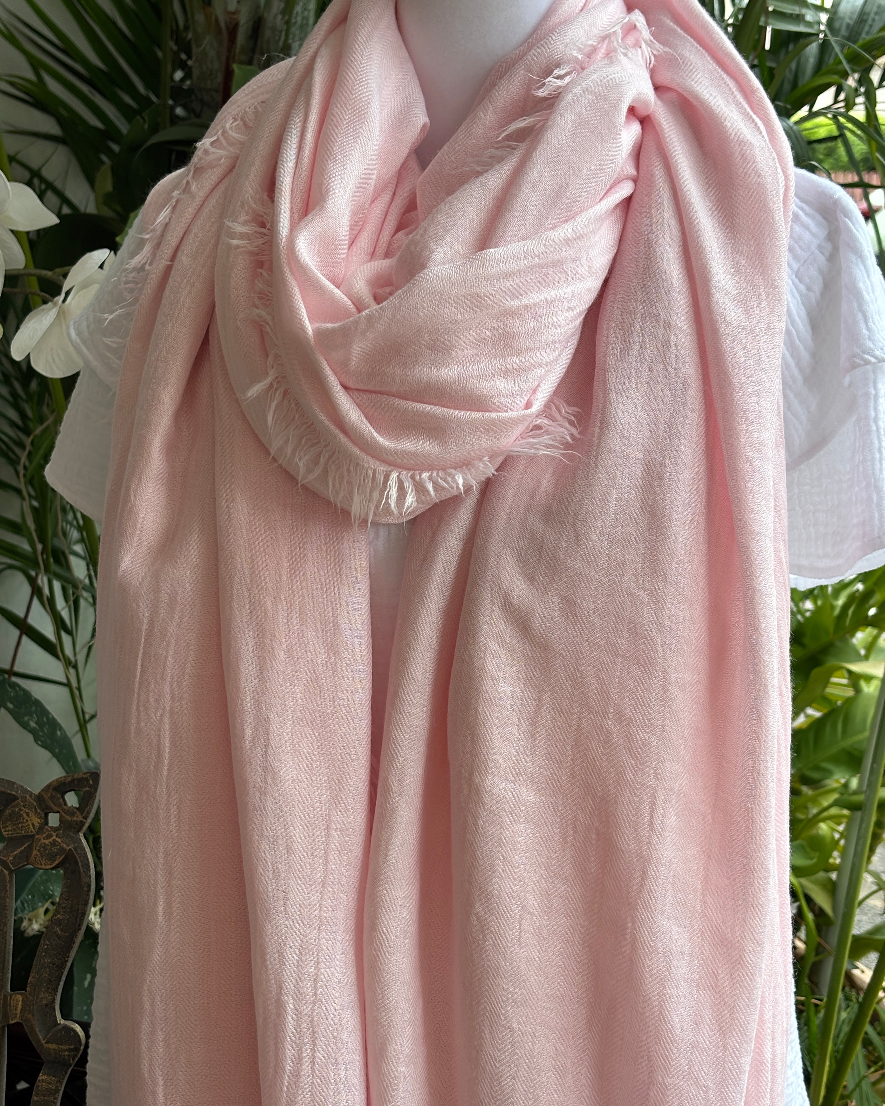 Pink shawl