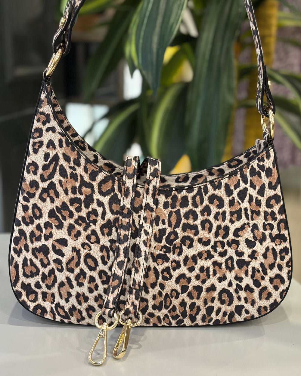 Carrara Leather Bag - Cheetah