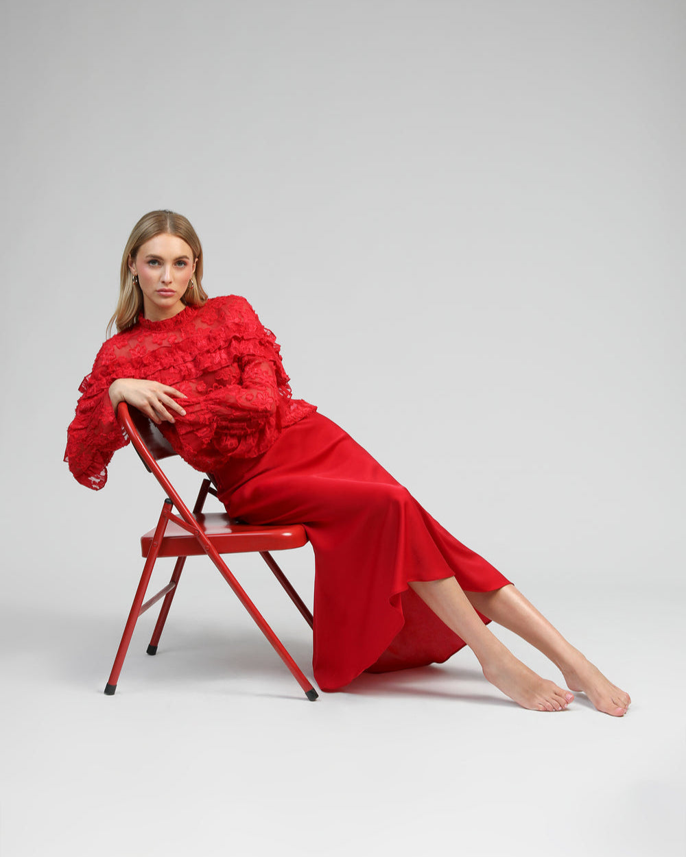 Janiala Skirt - Rouge