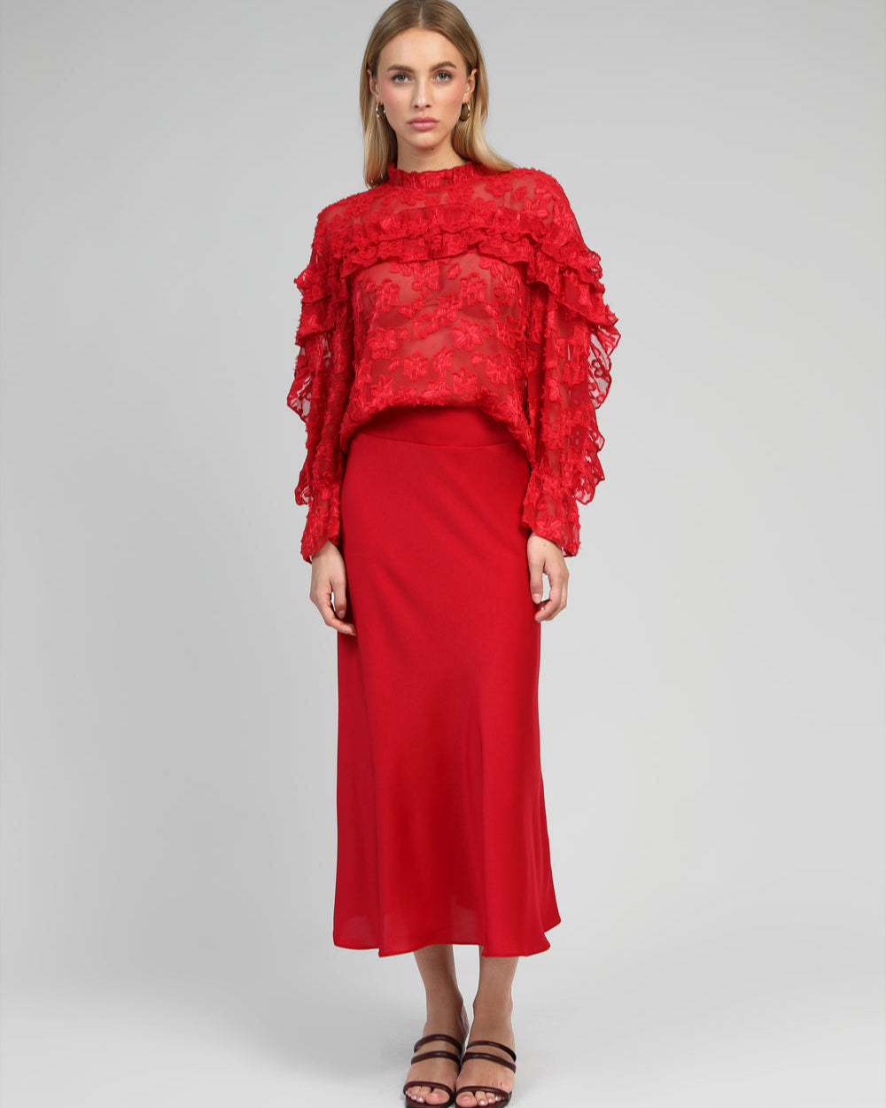 Janiala Skirt - Rouge