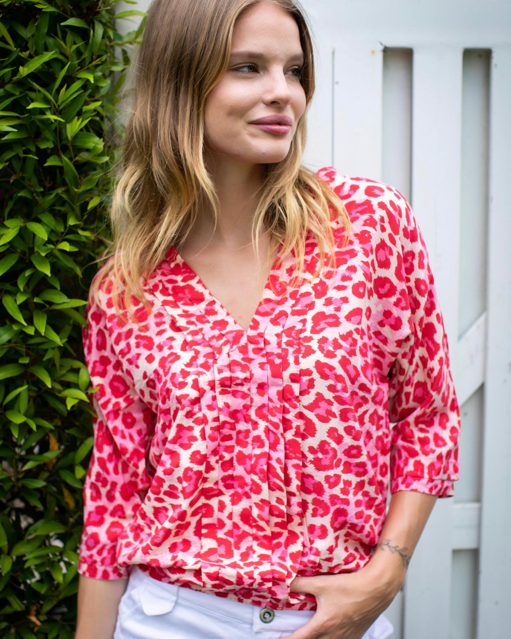 Kate Top - Pink Leopard