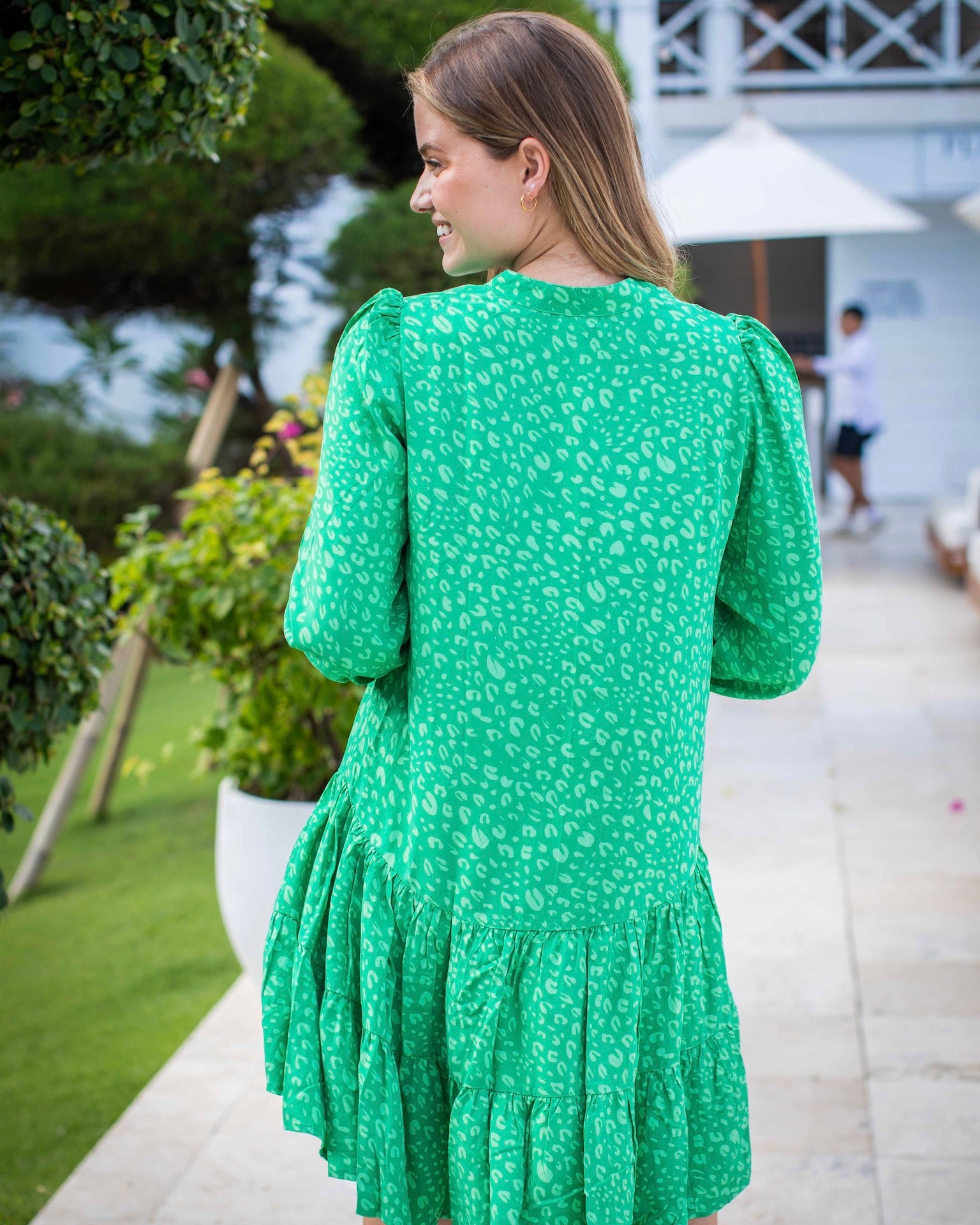 Kora Dress - Green Petal