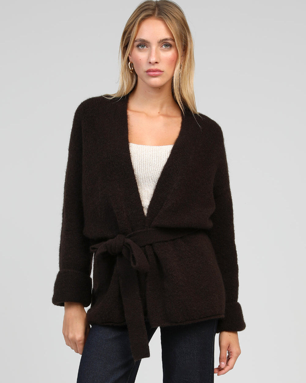 Louna Cardigan - Chocolate