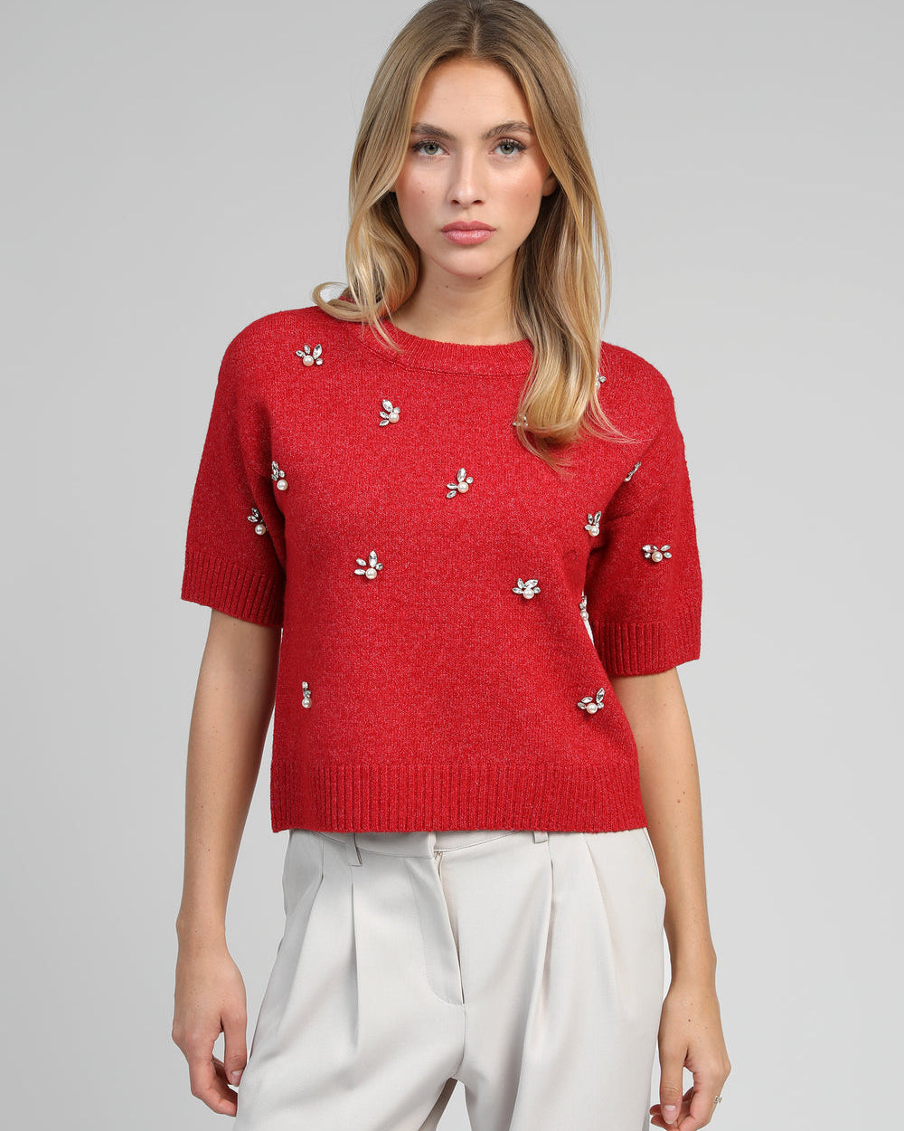 Nelida Knit - Red