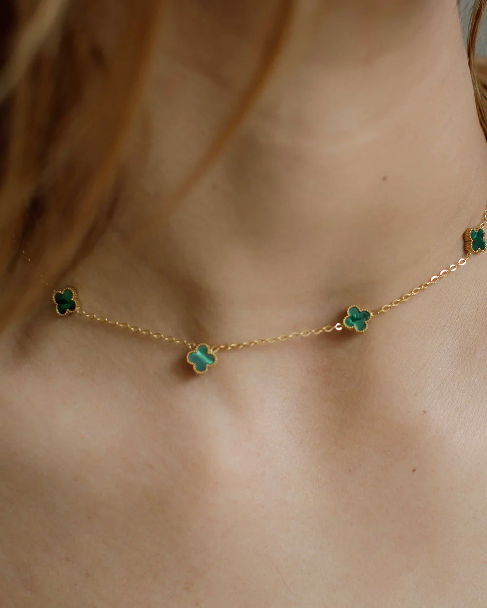 Taza Clove Necklace - Green