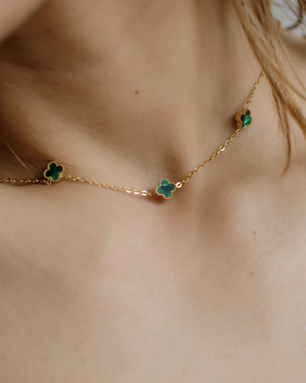 Taza Clove Necklace - Green