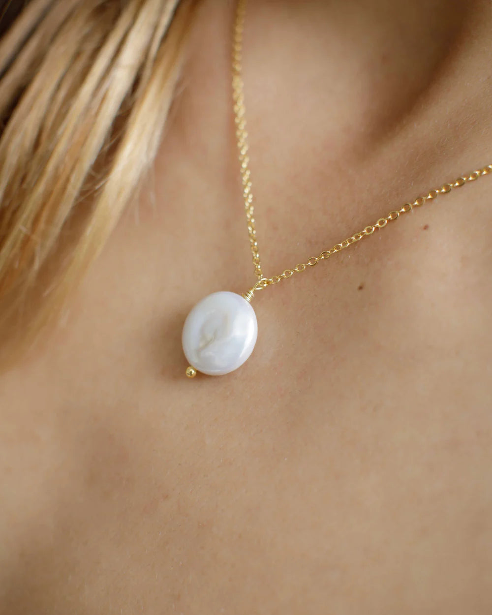 Lima Pearl Drop Necklace