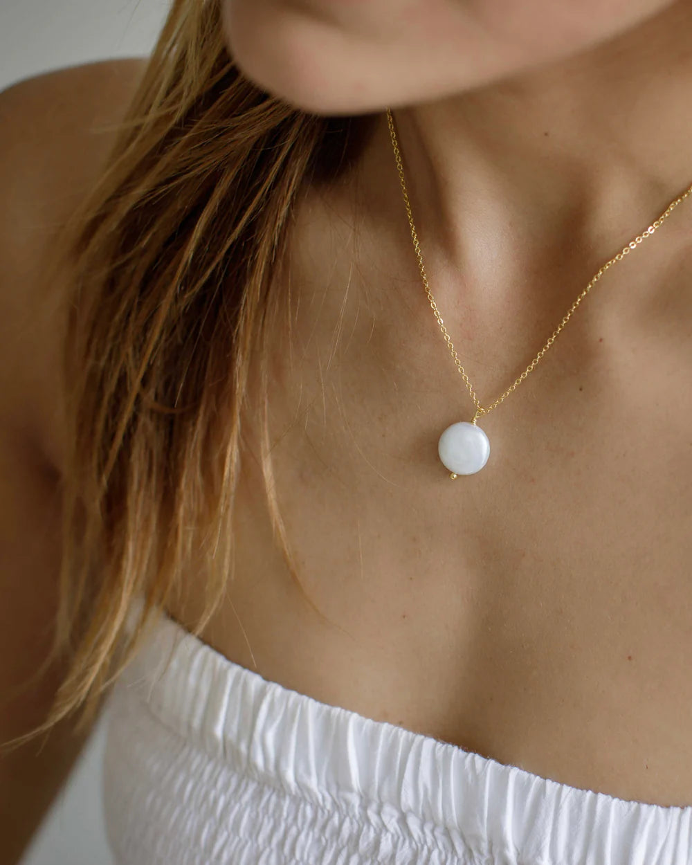 Lima Pearl Drop Necklace