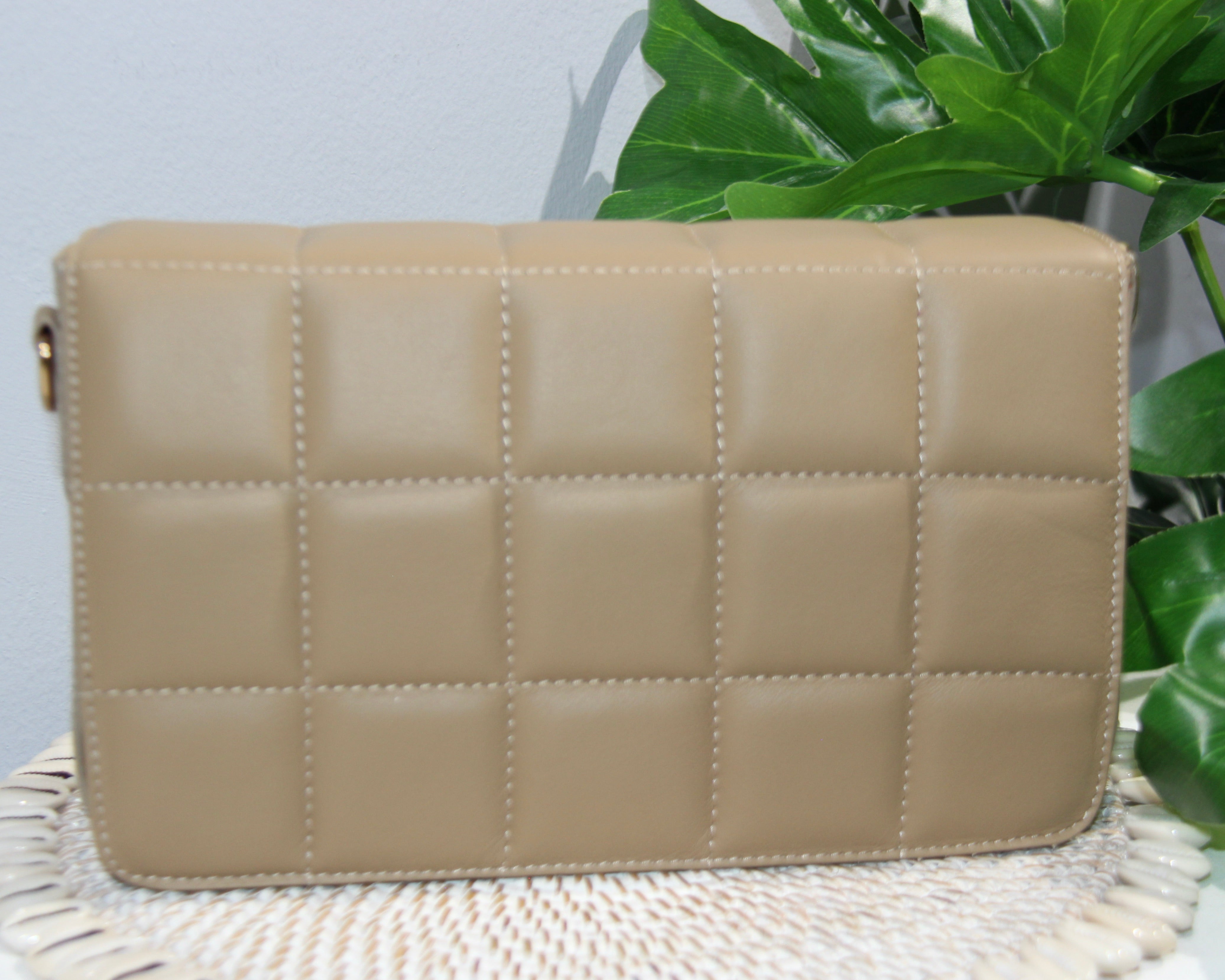 Renata Structured Bag - Beige