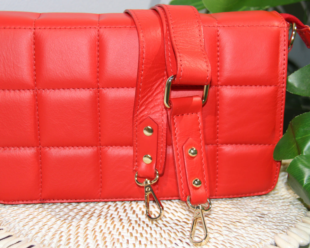 Renata Structured Bag - Red