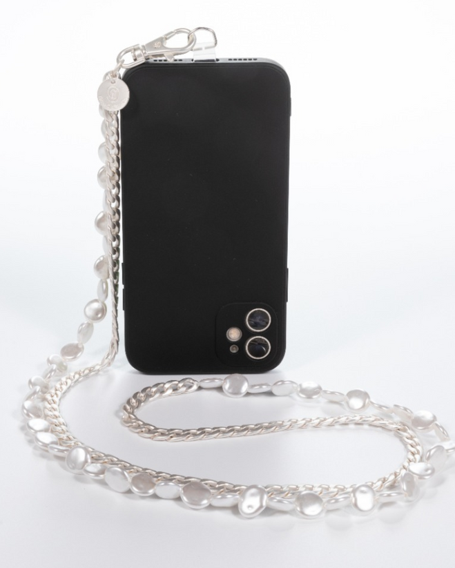 Cross Body Phone Chain - Something About Silver