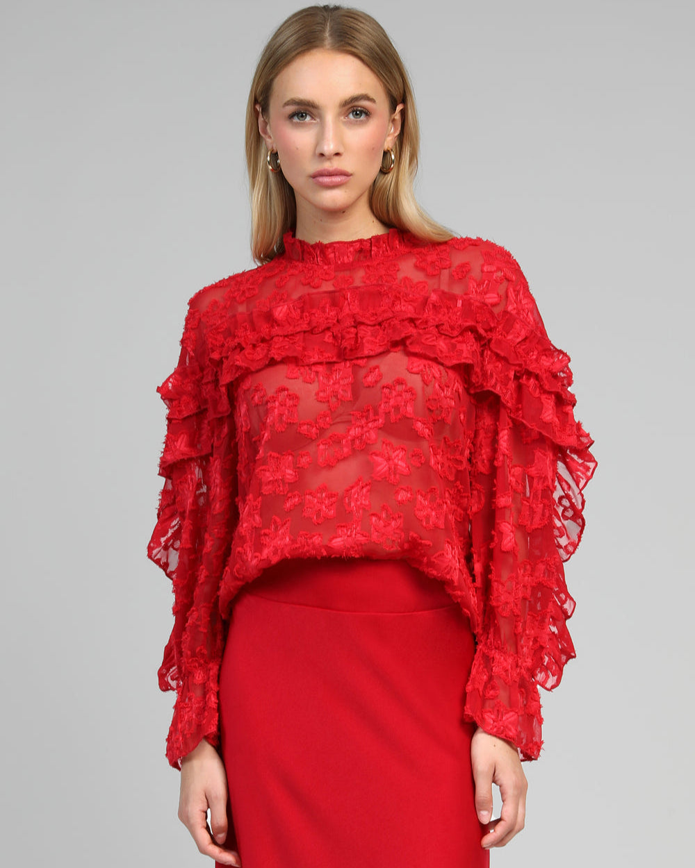 Soely Blouse - Rouge