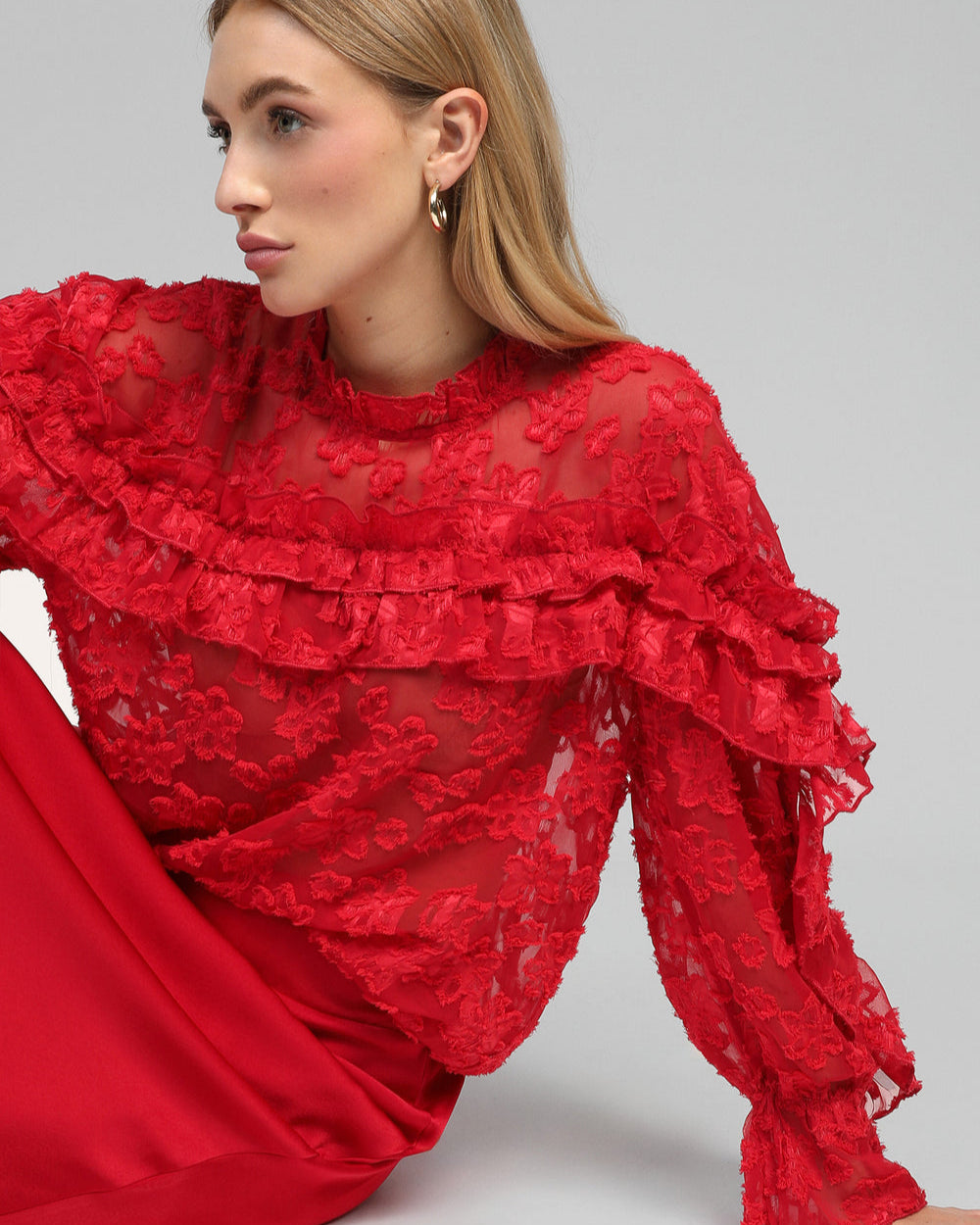 Soely Blouse - Rouge