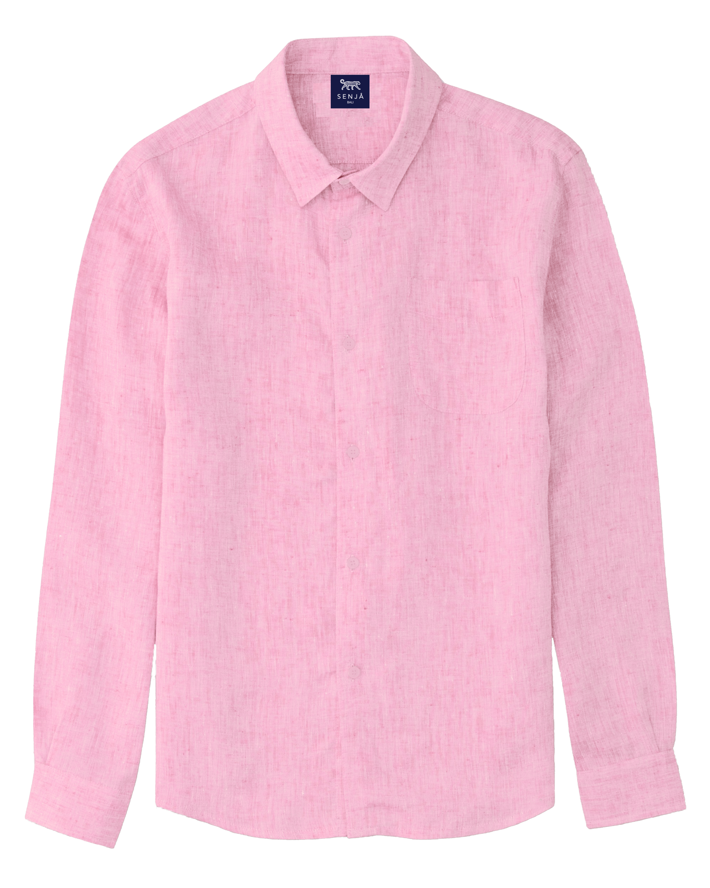 MUSTIQUE MEN'S LINEN SHIRT - ROSÈ