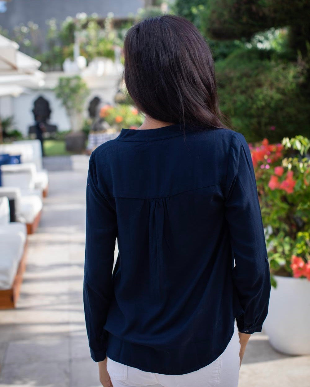 Tilly Top - Navy