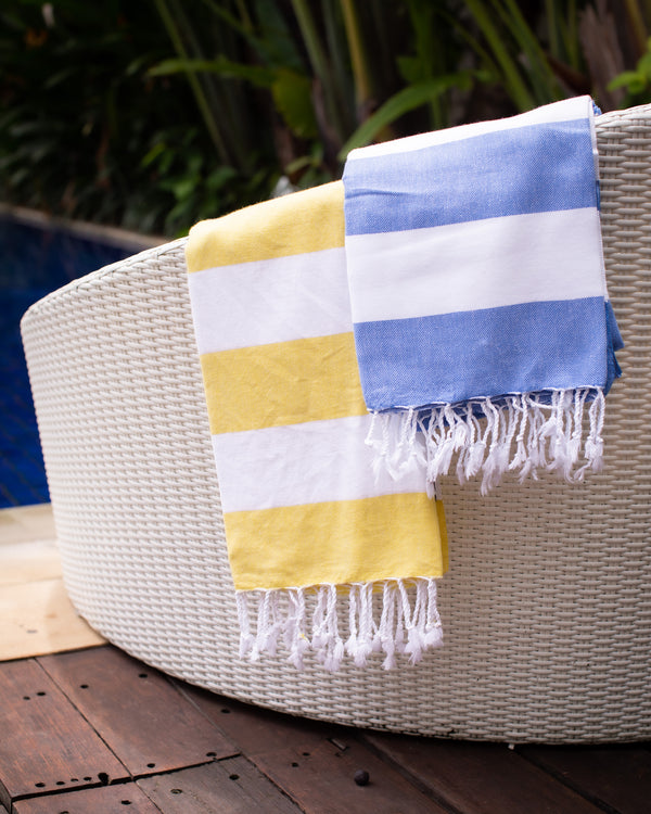 Stripe Turkish Towel - Blue