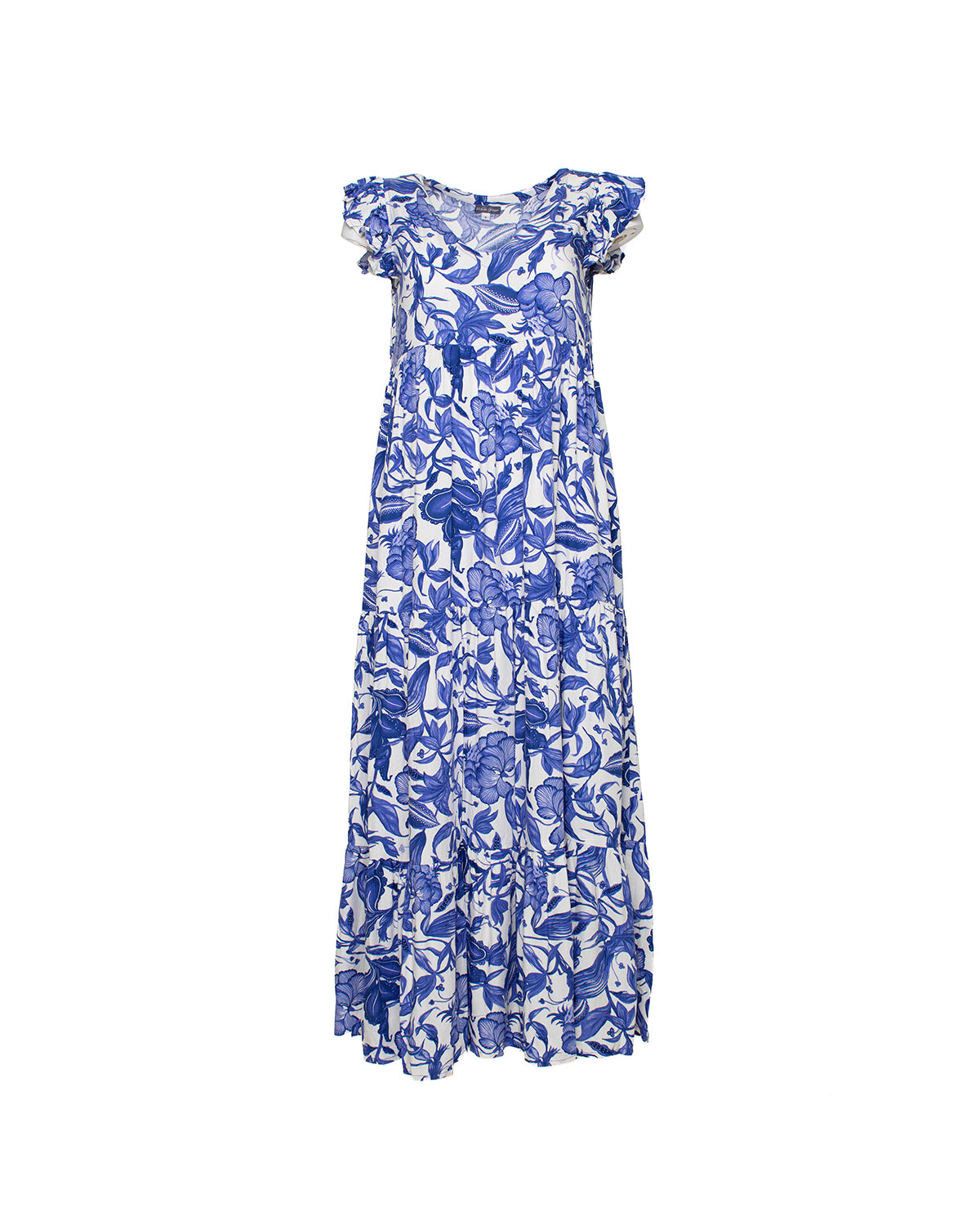 Astrid Maxi Dress - Blue Chintz