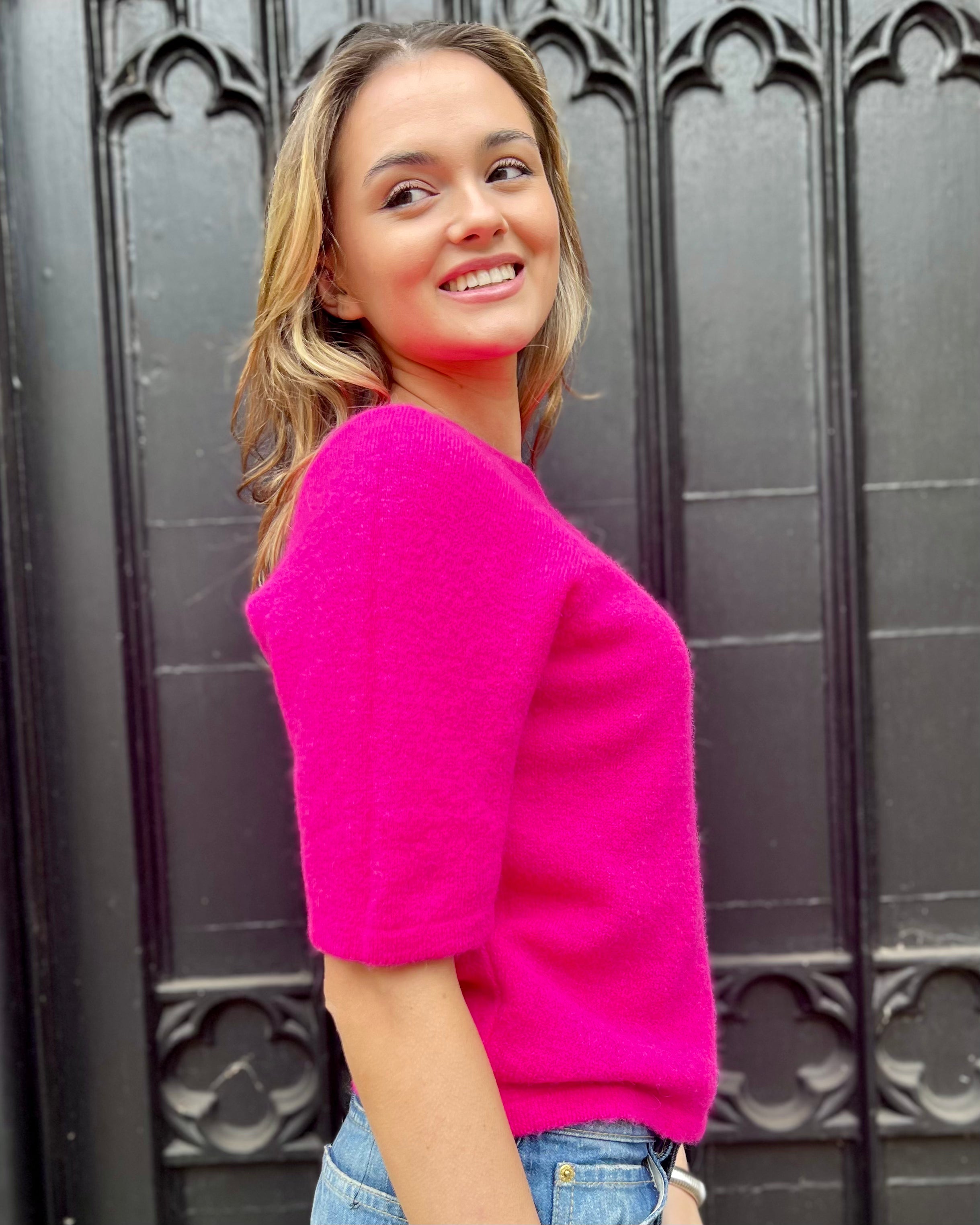 Maeve Jumper - Fuchsia