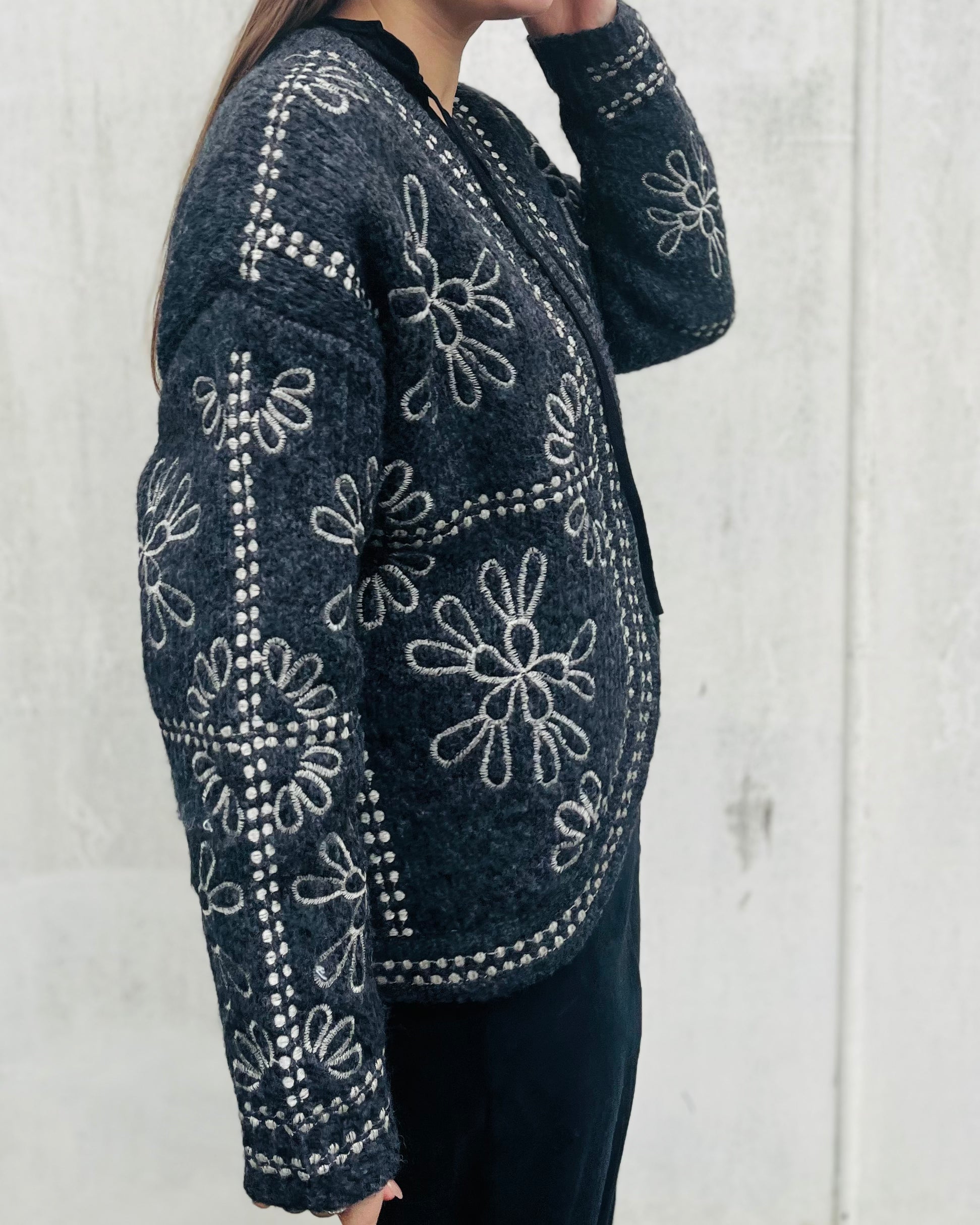 Annouska Embroidered Cardigan