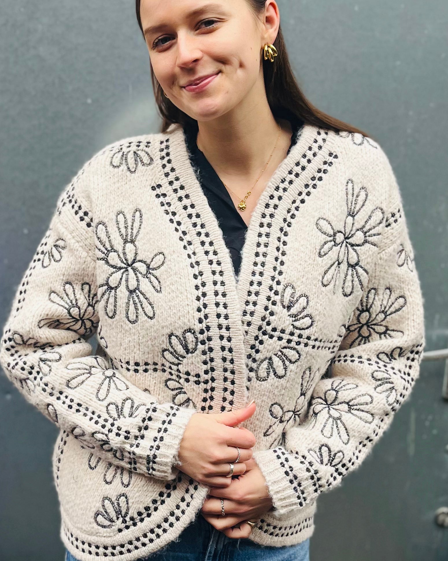 Annouska Embroidered Cardigan