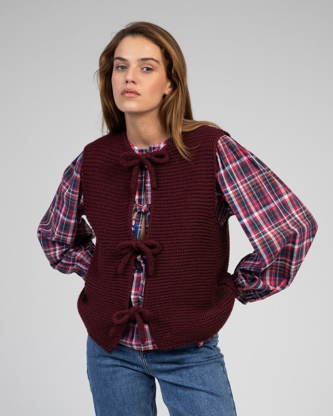 Legringa Cardigan - Bordeaux