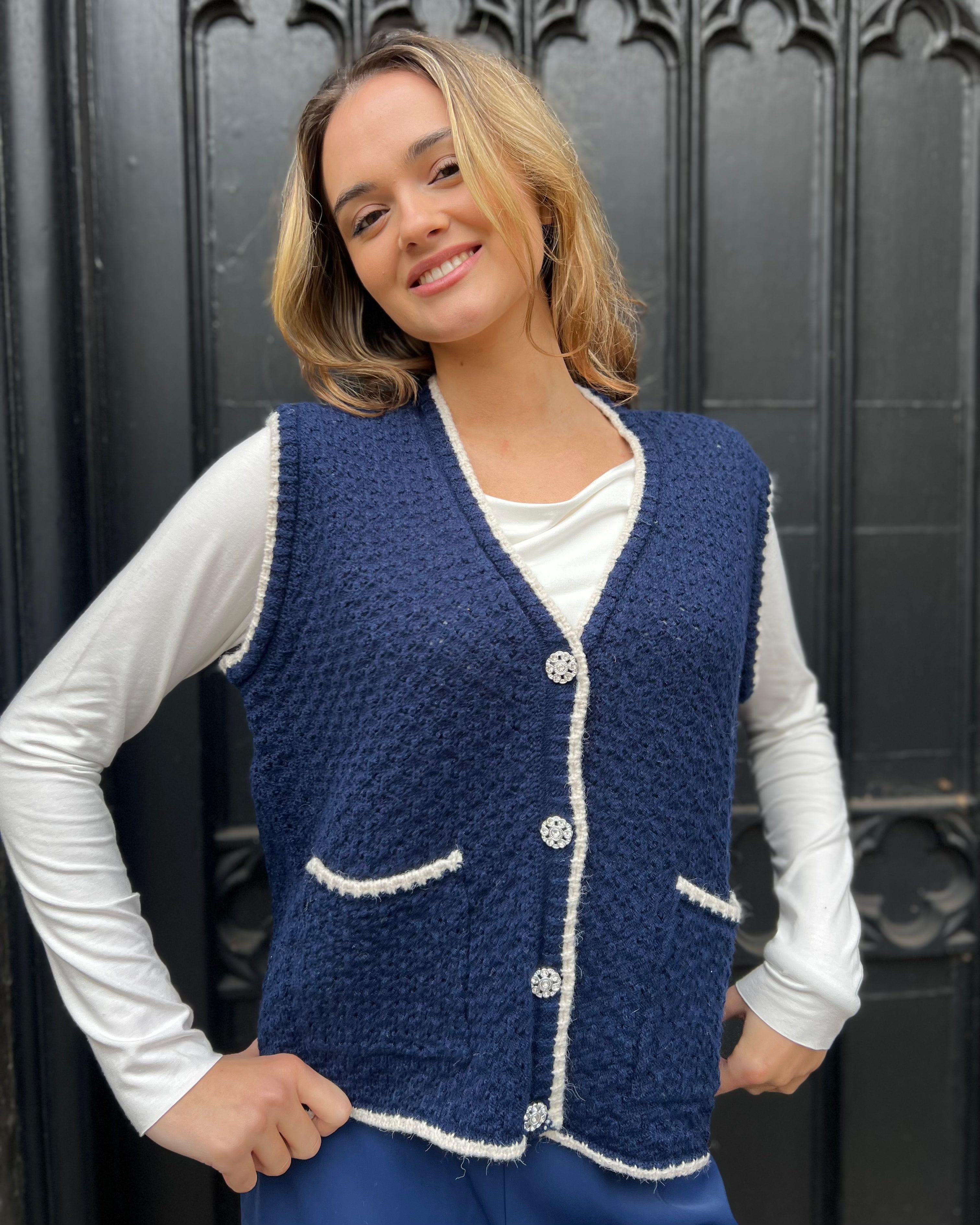 Velamy Cardigan - Marine