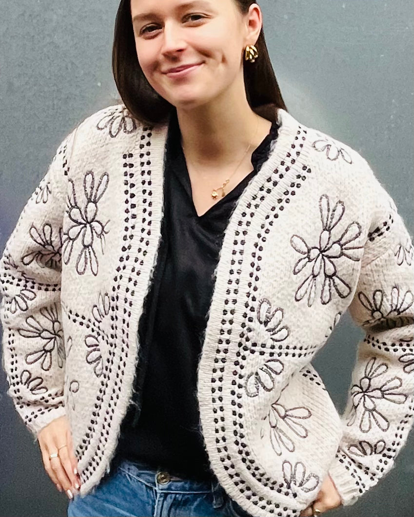 Annouska Embroidered Cardigan