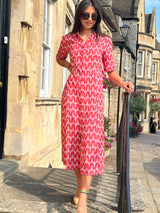 Ovie Midi Dress - Atona Rose
