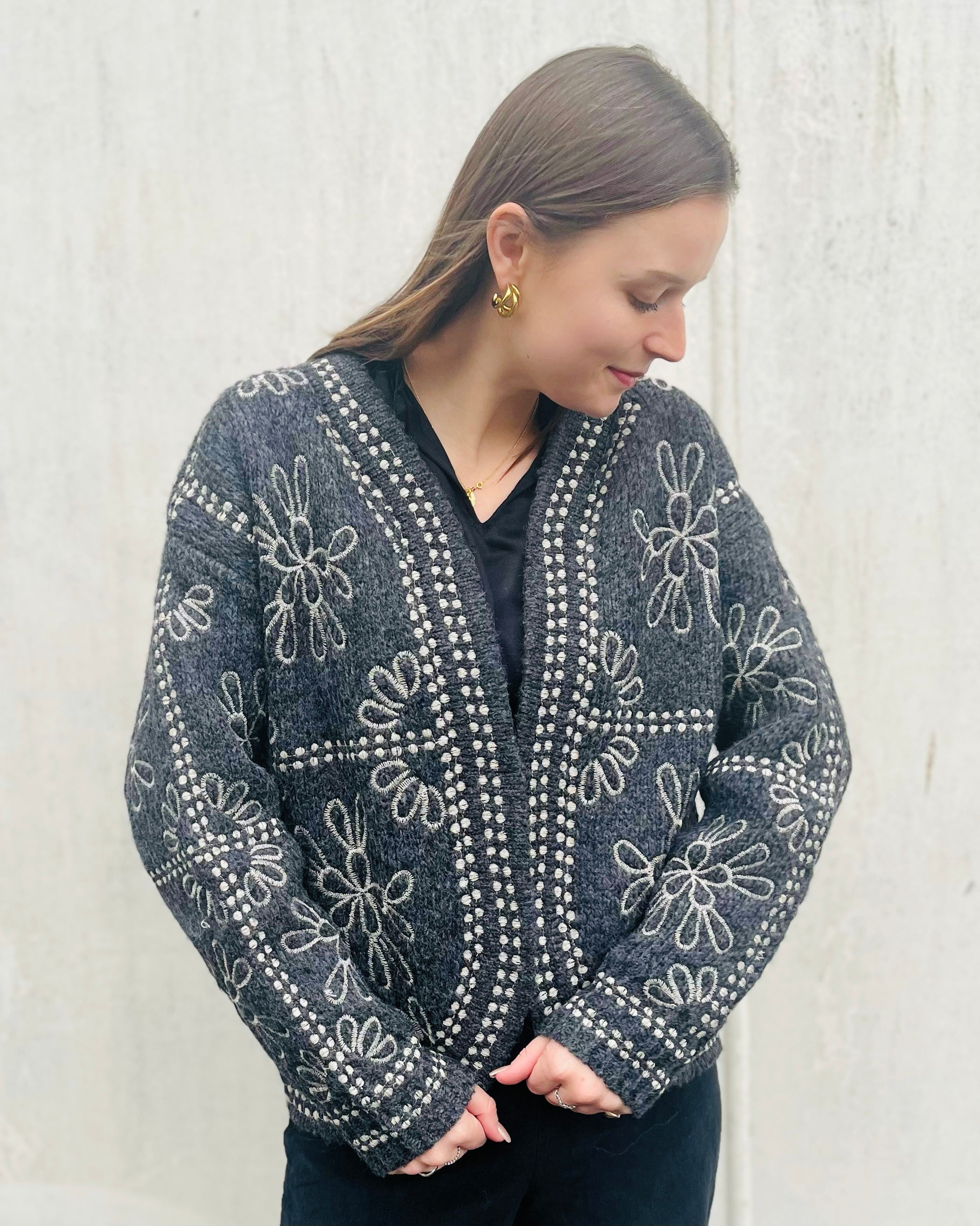 Annouska Embroidered Cardigan