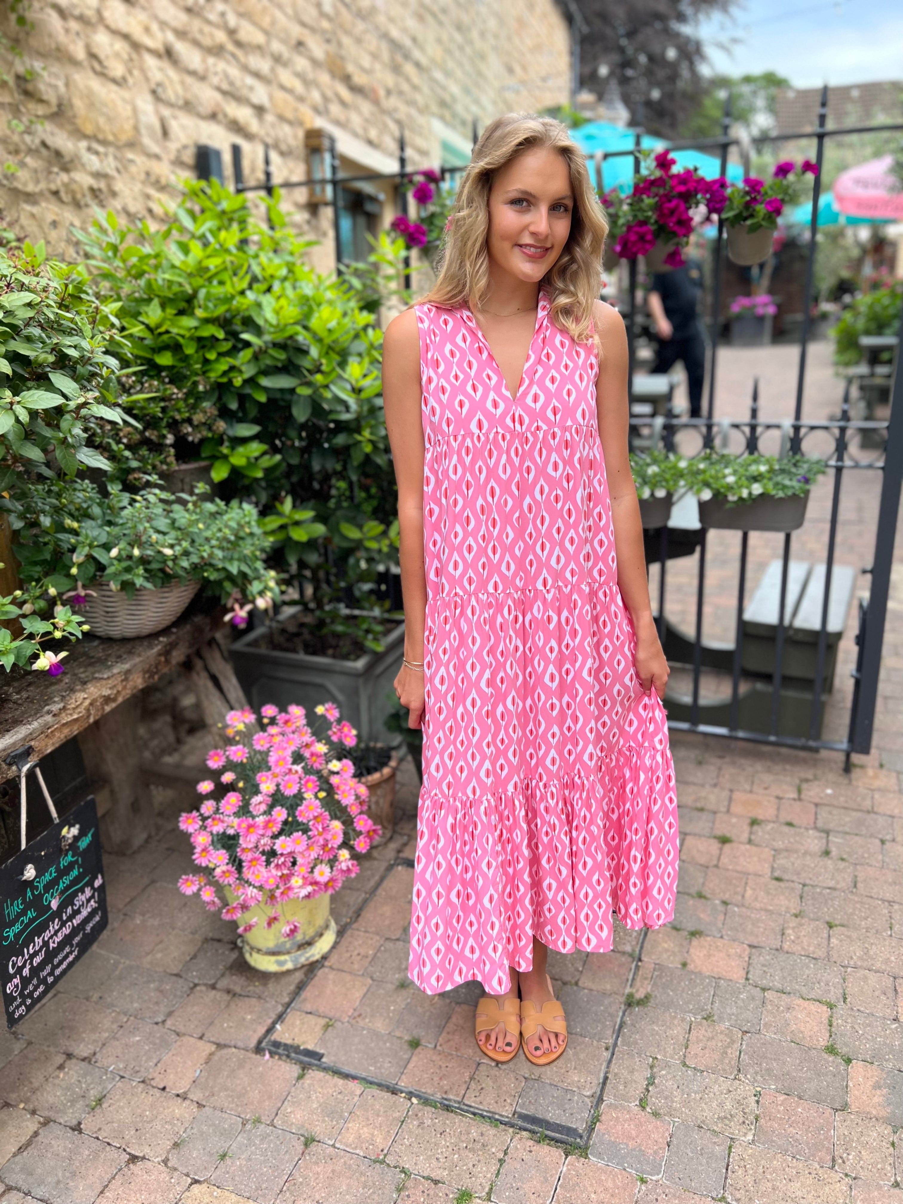 Cosima Dress - Pink Sweet Pea