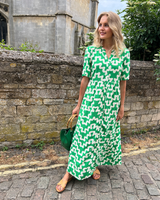 Odemar Dress - Avocado Green