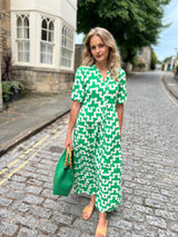 Odemar Dress - Avocado Green