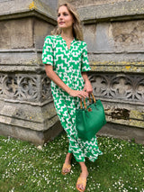 Odemar Dress - Avocado Green