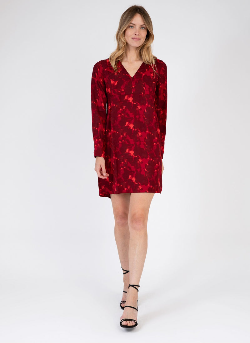 Oustine Short Dress - Red