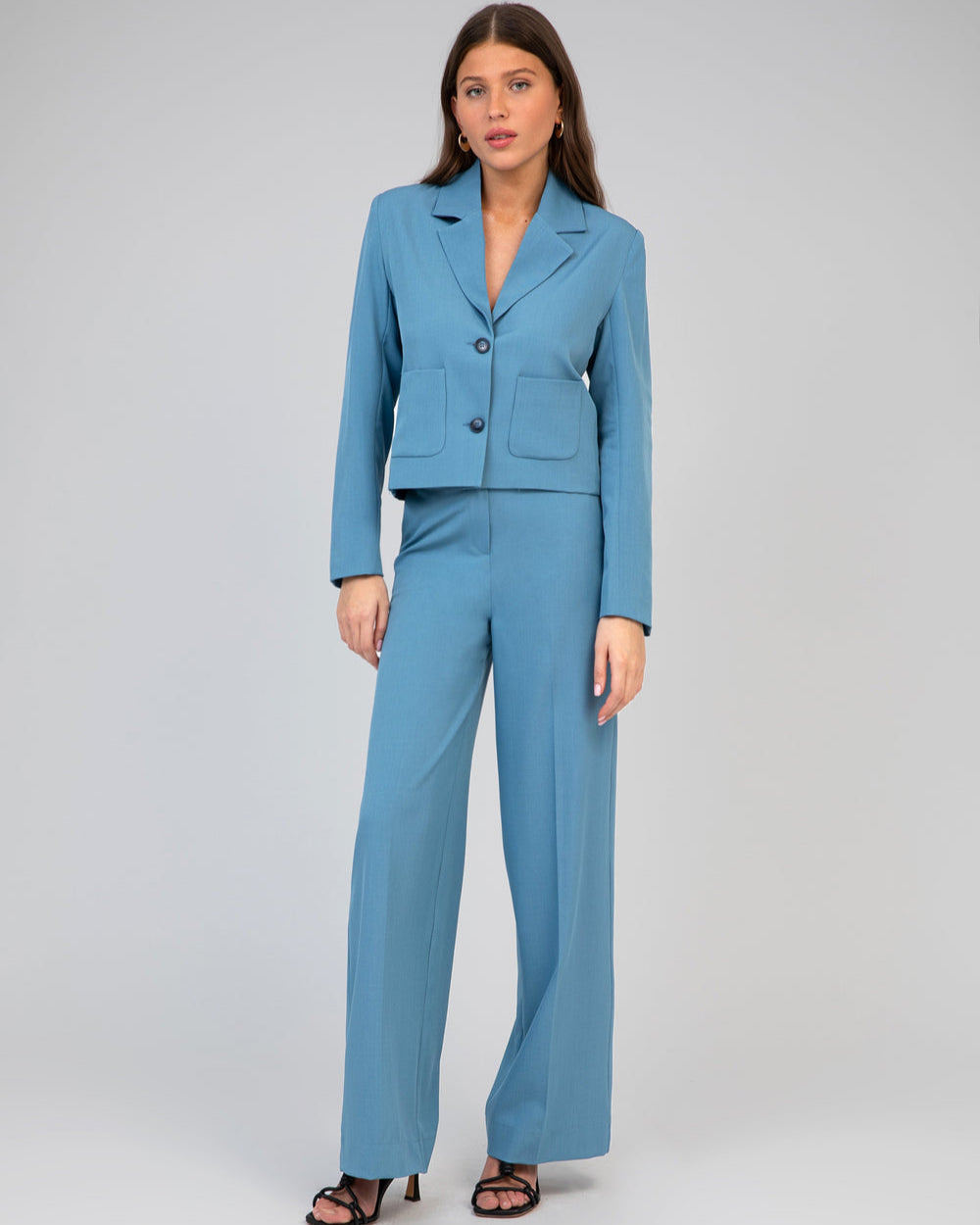 Perlino Trousers - Sky