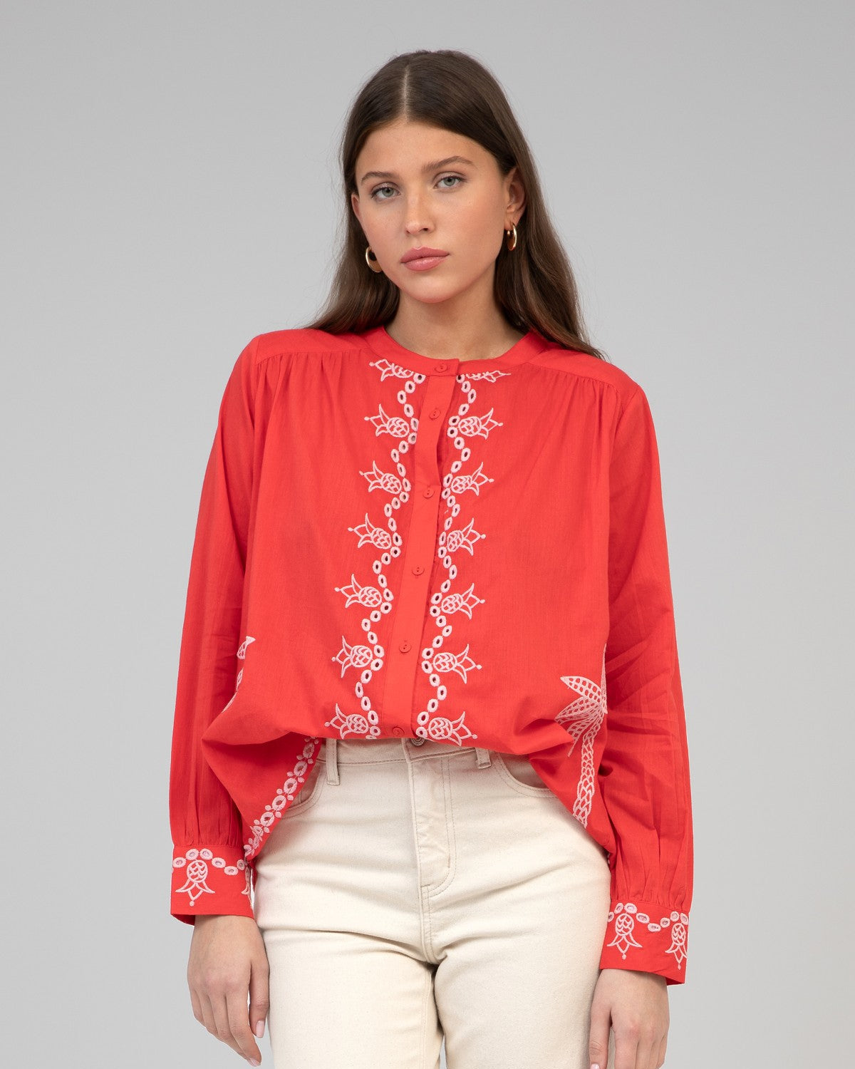 Stevania Shirt - Rouge