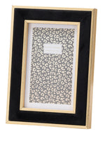 Black Velvet with Gold Frame 4x6