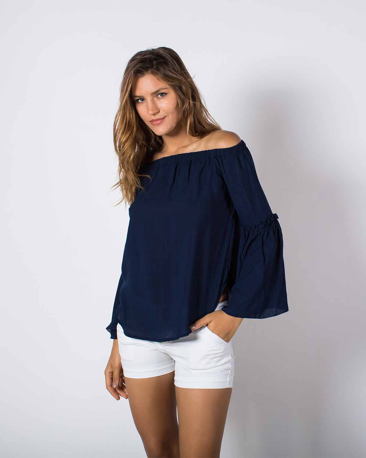 Sienna Top - Navy