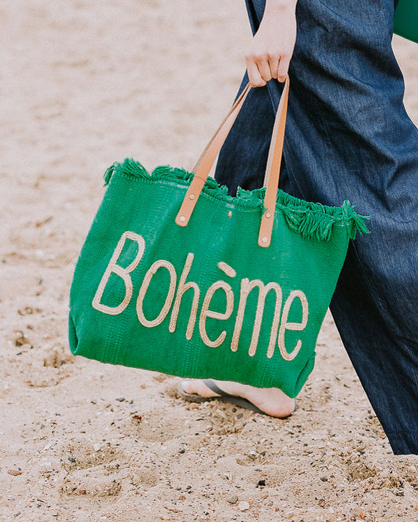 Boheme Tote Bag - Green