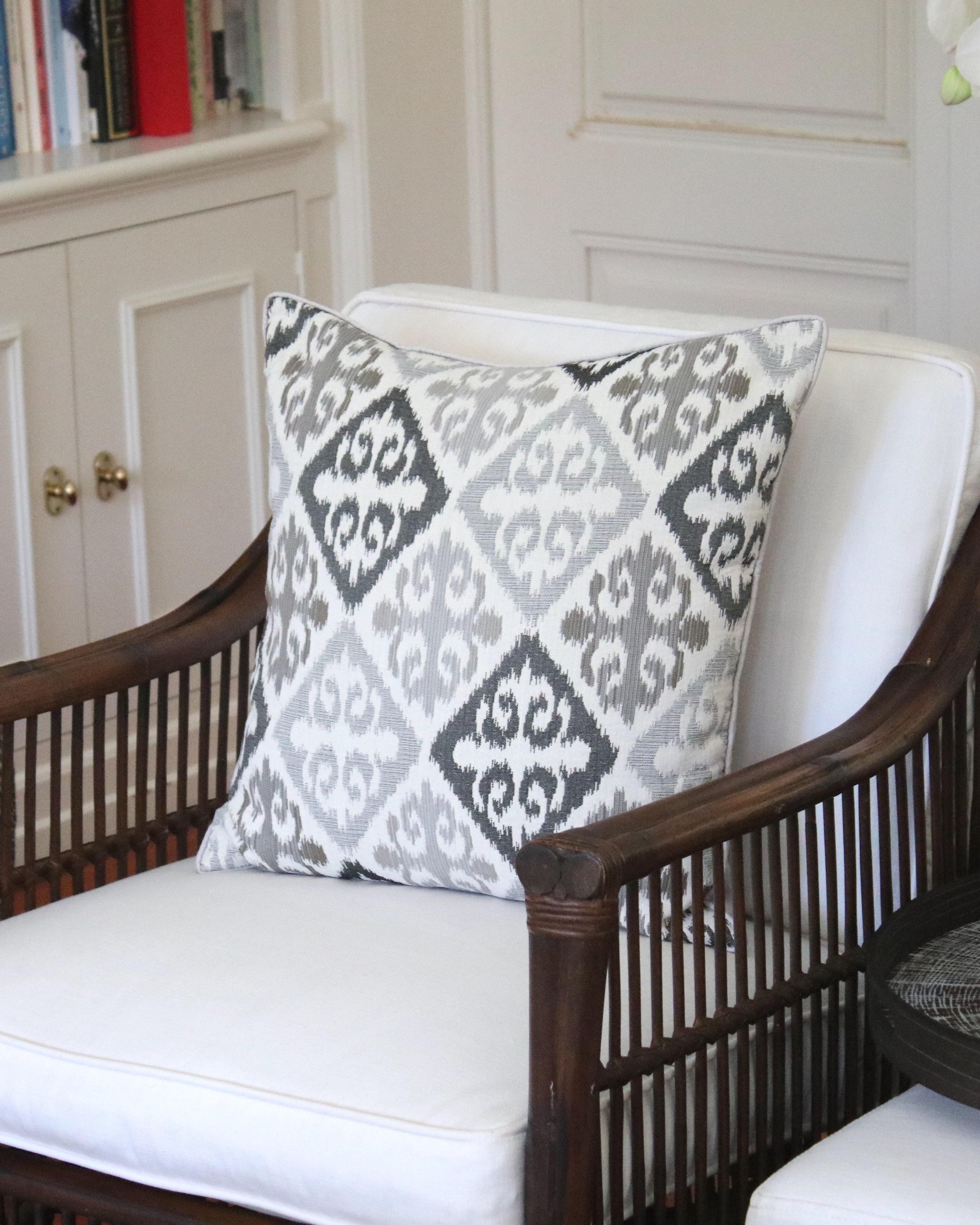 Kos Cushion Cover - Silver/Grey