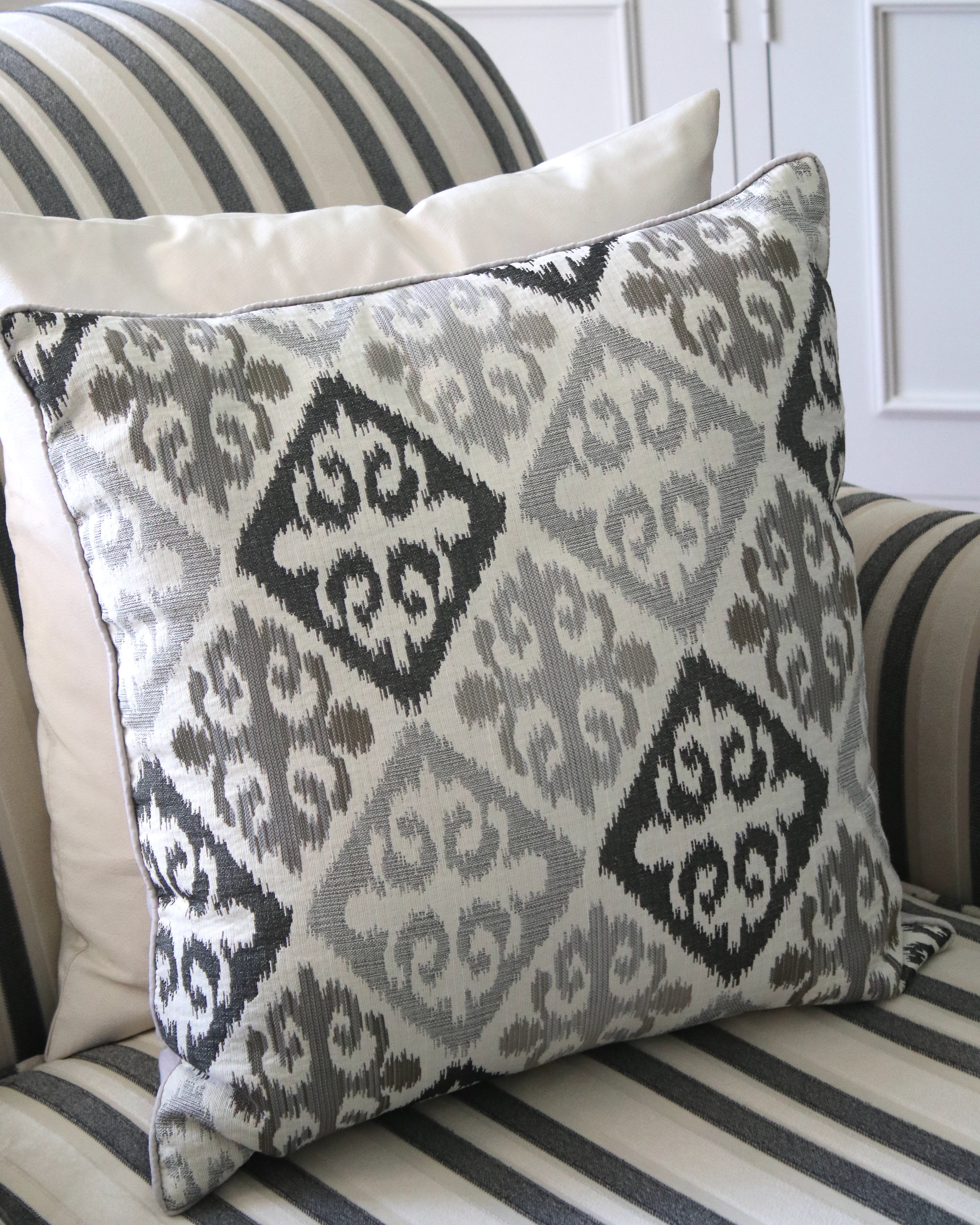 Kos Cushion Cover - Silver/Grey