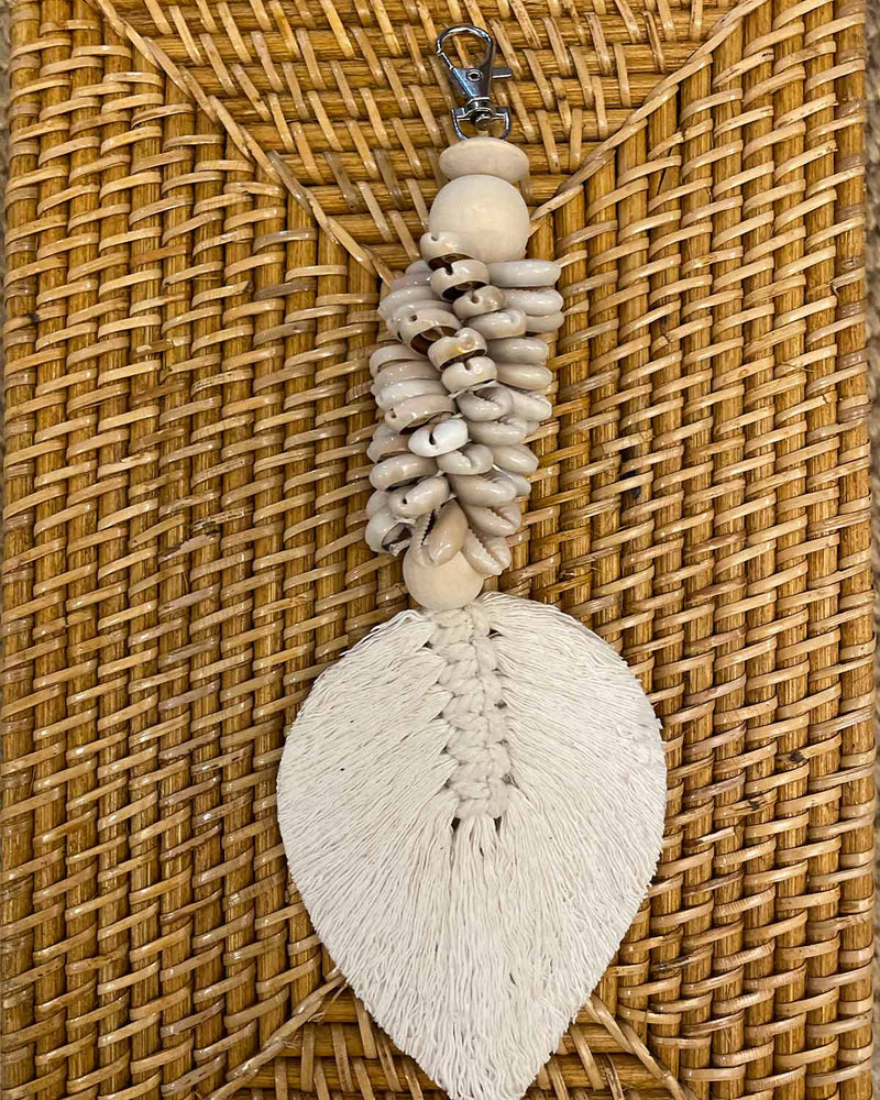 Shell Keyring – White Ginger UK