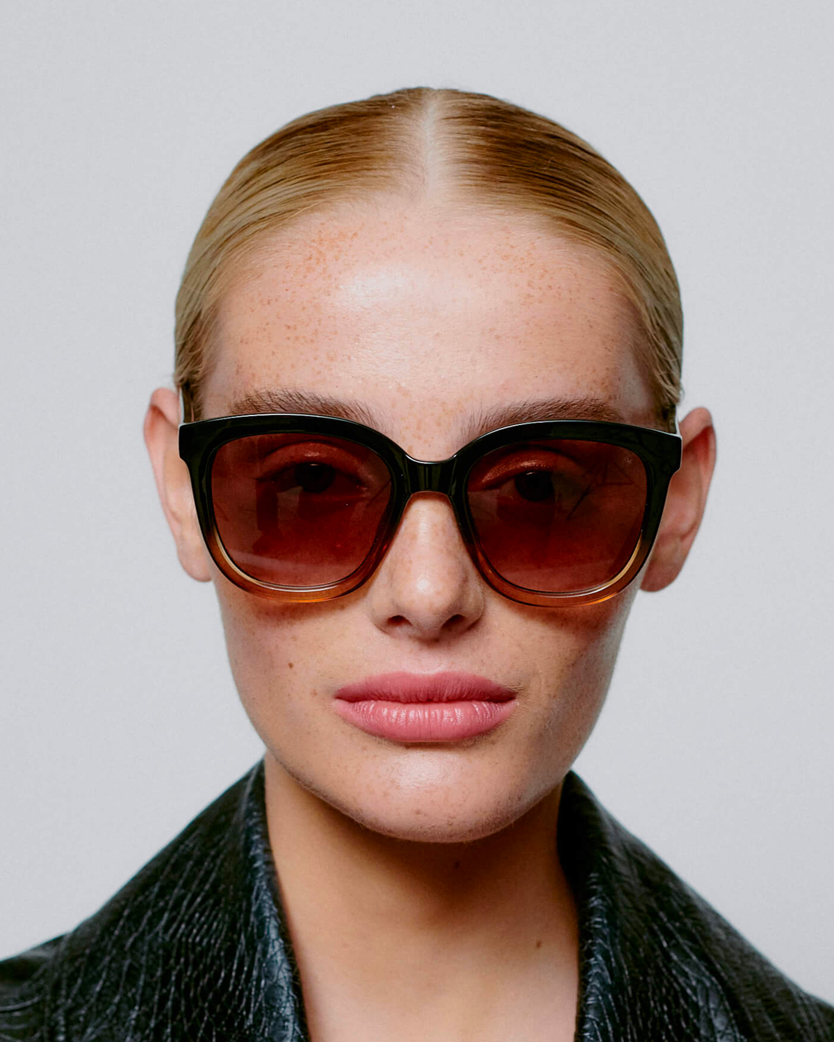 Billy Sunglasses - Black/Brown Transparent
