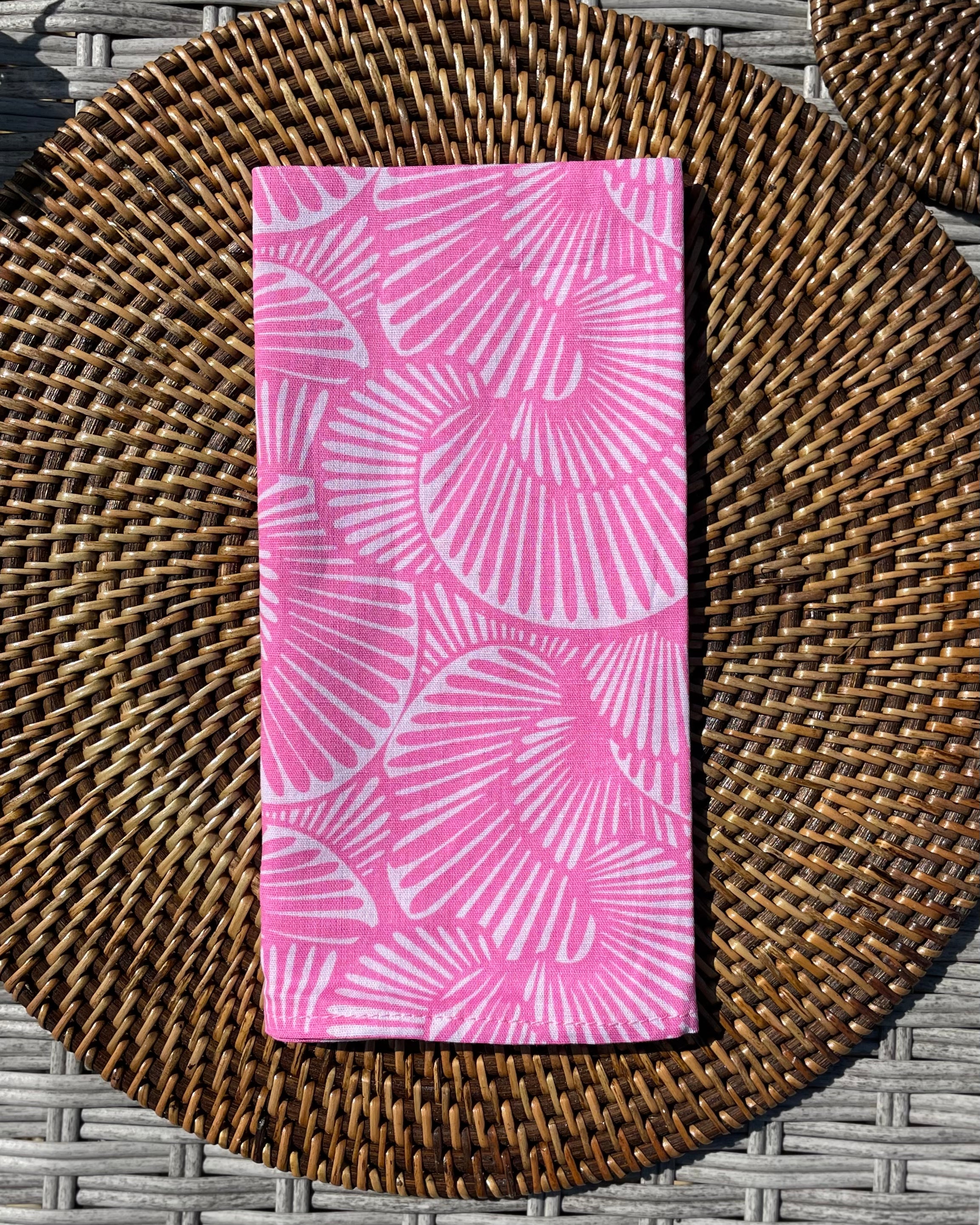 Napkins - Pink Seashell (Set of 4)