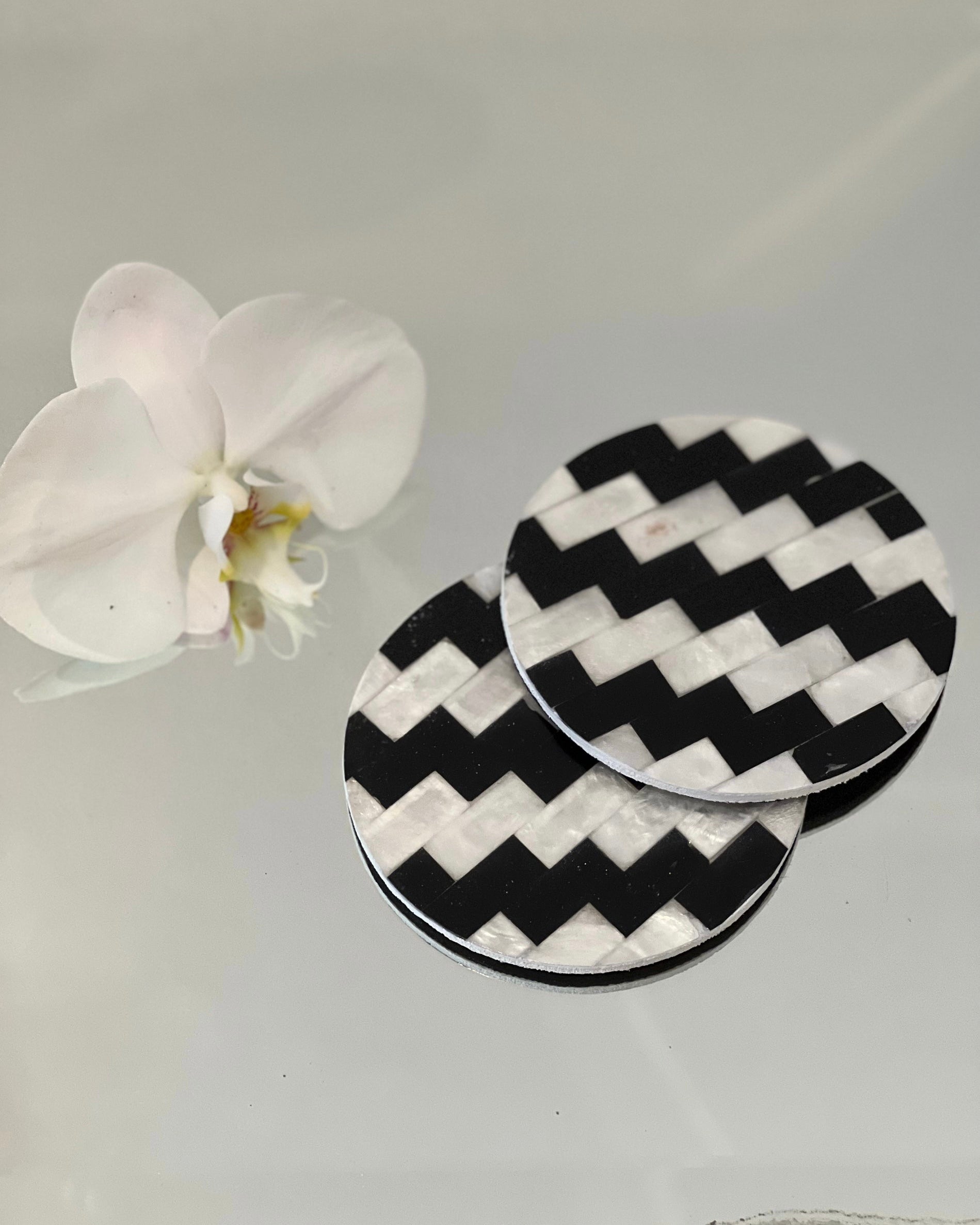 Bali ZigZag Coaster (Set of 2)