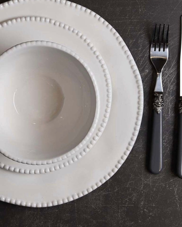 White Dinner Plate