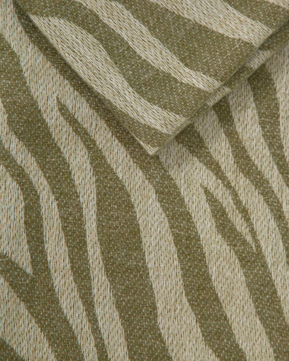 Scarf - Khaki Zebra with Pink Stripe